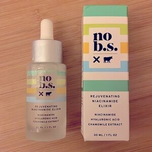 Brand New No B.S. Rejuvenating Niacinamide Elixir Hyaluronic Acid Serum Sealed